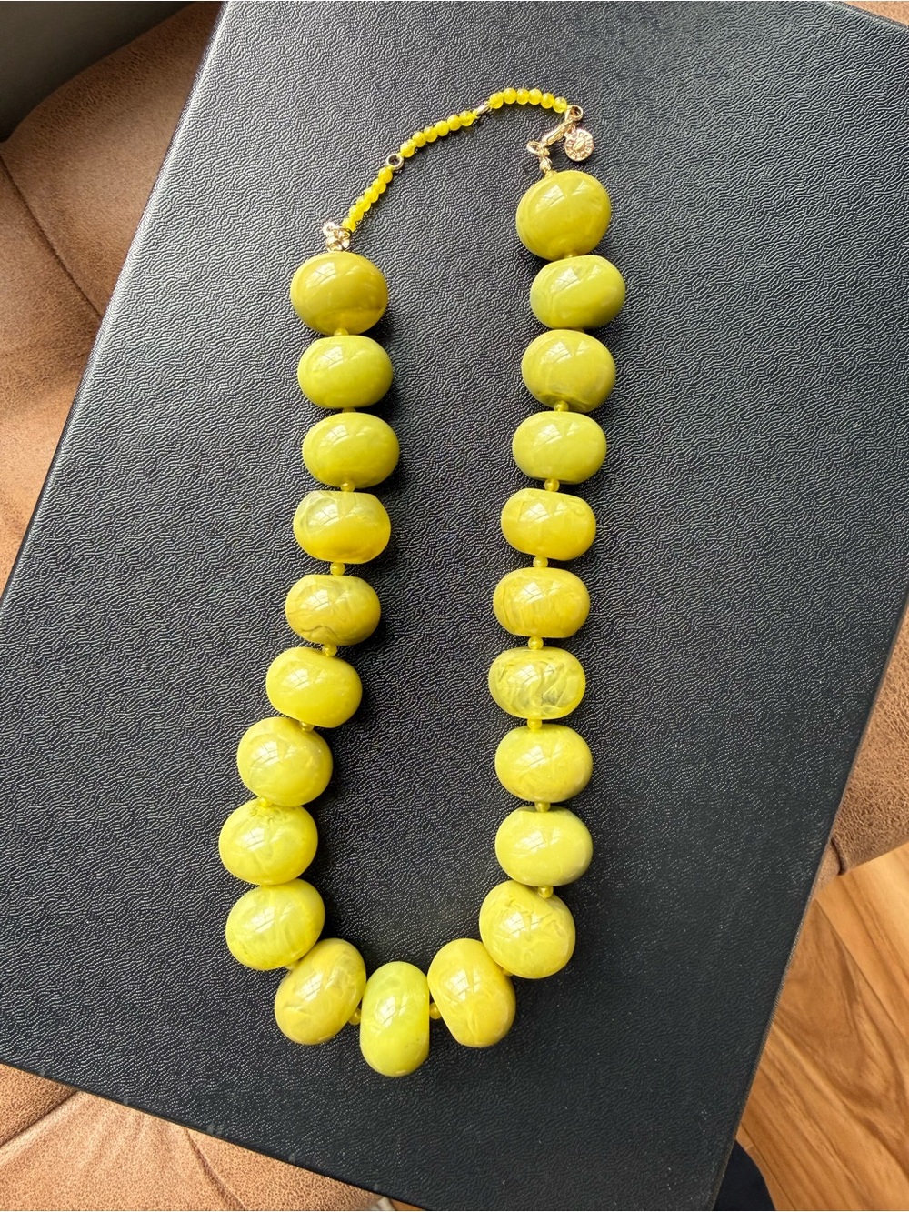 Bauble Bar Jane necklace, Olive - Picture 2 of 3